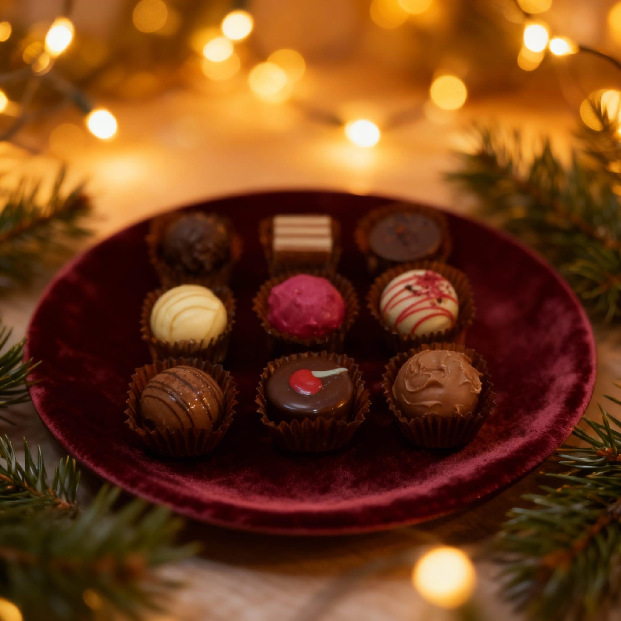 Pralinen_2 Ballotin mit 24 Pralinen MIT Alkohol – Bild 1